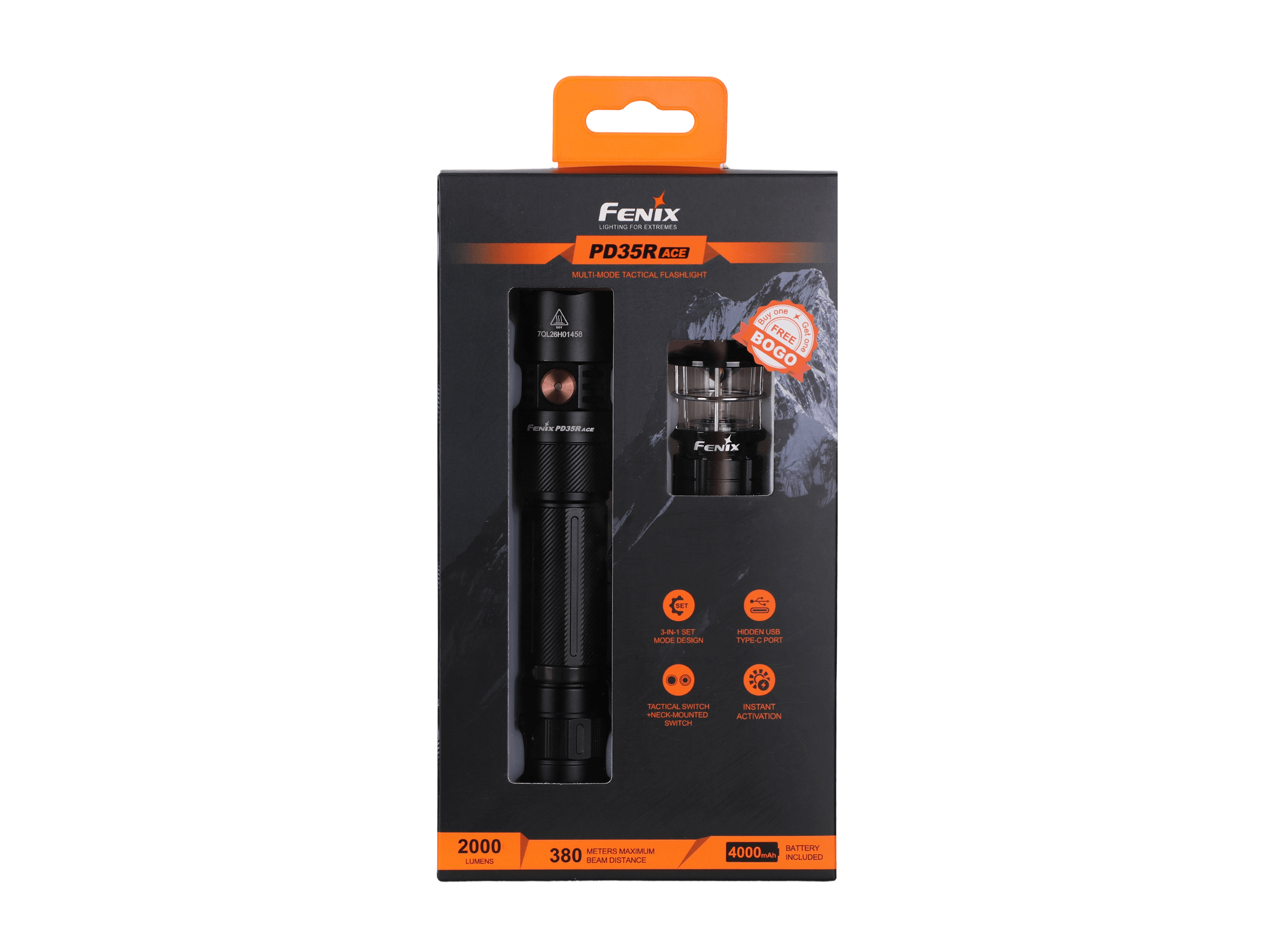 Fenix PD35R ACE Multi-mode Tactical Flashlight
