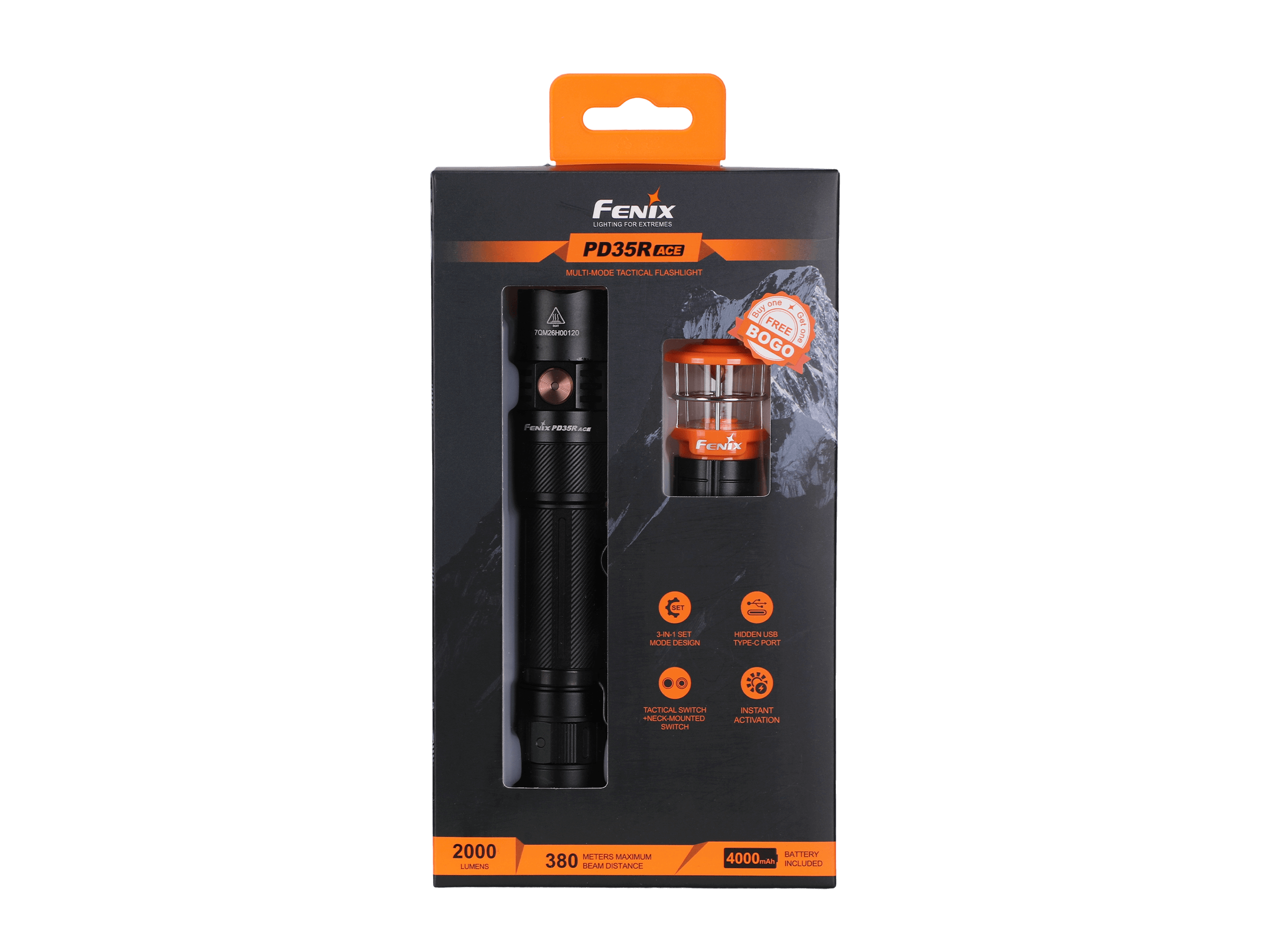 Fenix PD35R ACE Multi-mode Tactical Flashlight