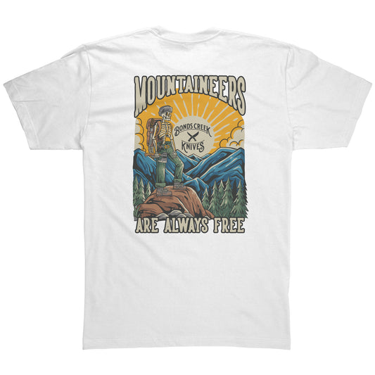 WHITE Mountaineers Are Always Free T Shirt