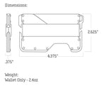 D01 DAPPER™ WALLET - SPECIAL EDITION - SLATE GREY